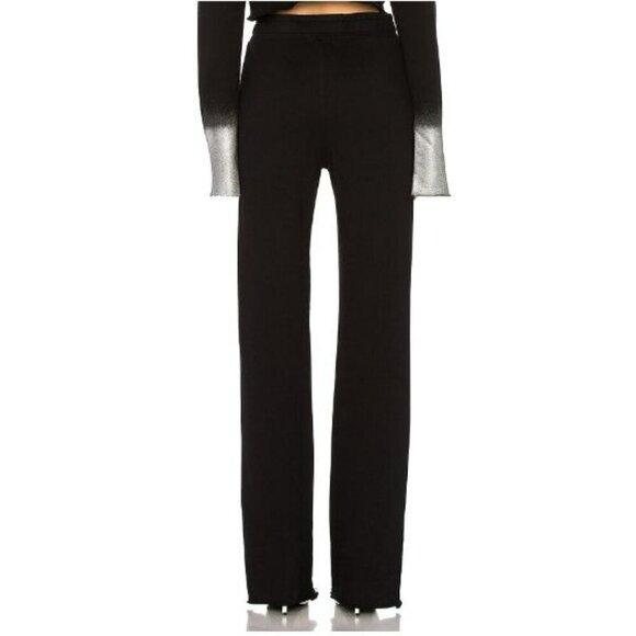 Cotton Citizen Sweat Pants The Manhattan High Waisted Black Zip Size Large NWT - Picture 4 of 10